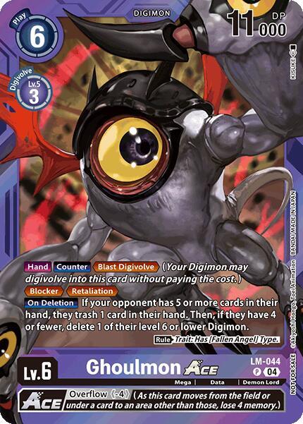 Ghoulmon ACE (Limited Card Pack) - World Convergence (BT21)