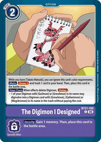 The Digimon I Designed - World Convergence (BT21)