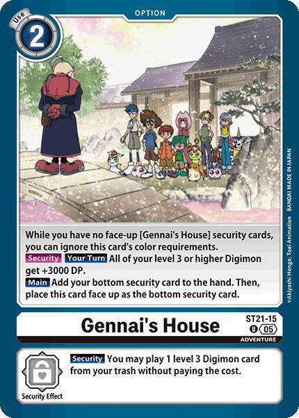 Gennai's House - Starter Deck 21: Hero of Hope (ST-21)