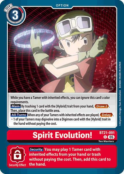 Spirit Evolution! - World Convergence (BT21)