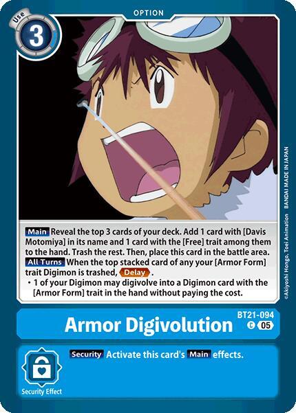 Armor Digivolution - World Convergence (BT21)