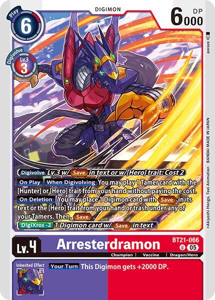 Arresterdramon - World Convergence (BT21)