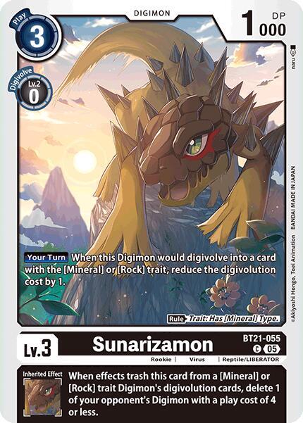 Sunarizamon - World Convergence (BT21)