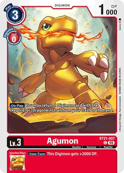 Agumon - BT21-007 - World Convergence (BT21)