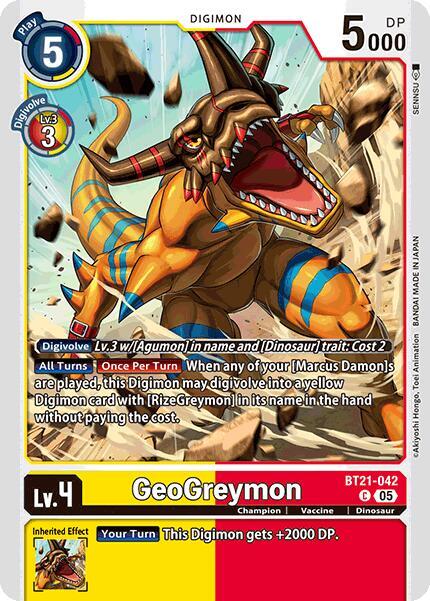 GeoGreymon - World Convergence (BT21)