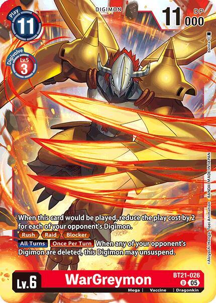WarGreymon - World Convergence (BT21)