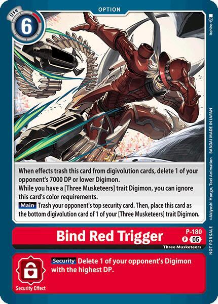 Bind Red Trigger (Store Tournament 2025 Vol.2 Participation Pack) - Digimon Promotion Cards (D-PR)
