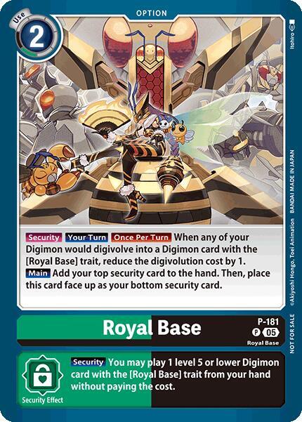 Royal Base (Store Tournament 2025 Vol.2 Participation Pack) - Digimon Promotion Cards (D-PR)