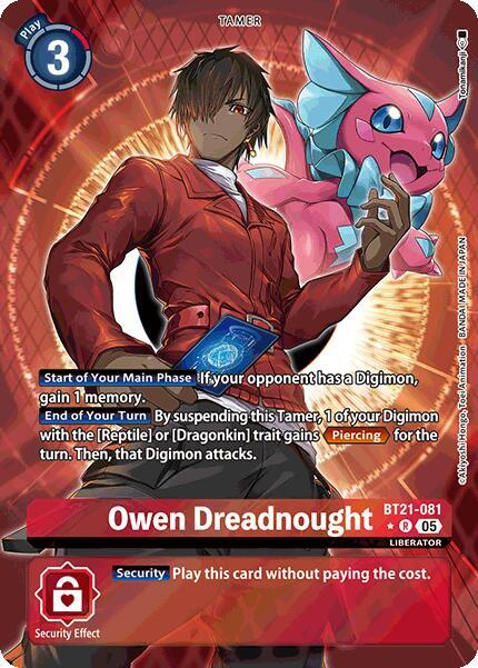 Owen Dreadnought (Alternate Art) - World Convergence (BT-21)