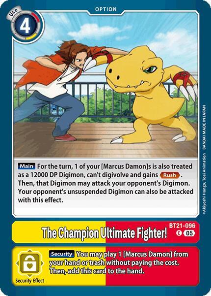The Champion Ultimate Fighter! - World Convergence (BT21)
