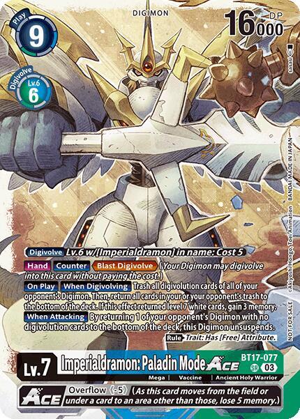 Imperialdramon: Paladin Mode ACE (World Convergence Release Event) - World Convergence Release Event Cards (BT-21_PR)