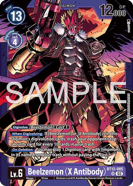 Beelzemon (X Antibody) - Limited Card Pack -Billion Bullet- (LM-06)