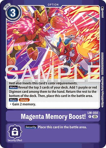 Magenta Memory Boost! - Limited Card Pack -Billion Bullet- (LM-06)