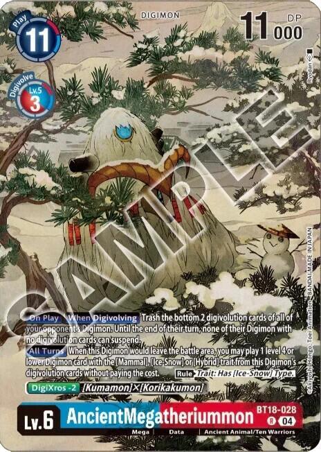 AncientMegatheriummon (Tamer's Selection Box Ver. Championship 2024) - Release Special Booster 2.0 (BT18-19)