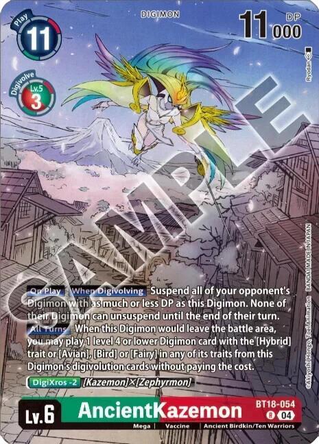 AncientKazemon (Tamer's Selection Box Ver. Championship 2024) - Release Special Booster 2.0 (BT18-19)