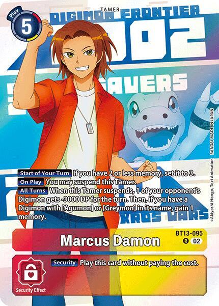 Marcus Damon (Digimon Animation Series 25th Anniversary Set) - Versus Royal Knights (BT13)