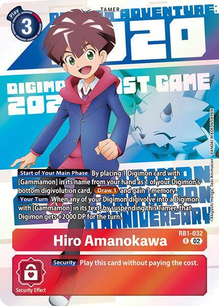 Hiro Amanokawa (Digimon Animation Series 25th Anniversary Set) - Resurgence Booster (RB-01)