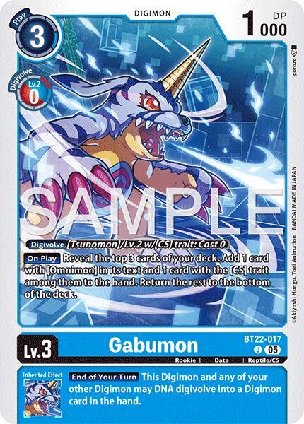 Gabumon - Cyber Eden (BT-22)