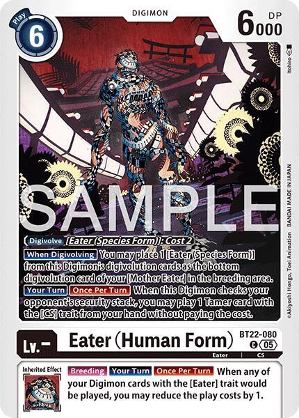 Eater (Human Form) - Cyber Eden (BT22)