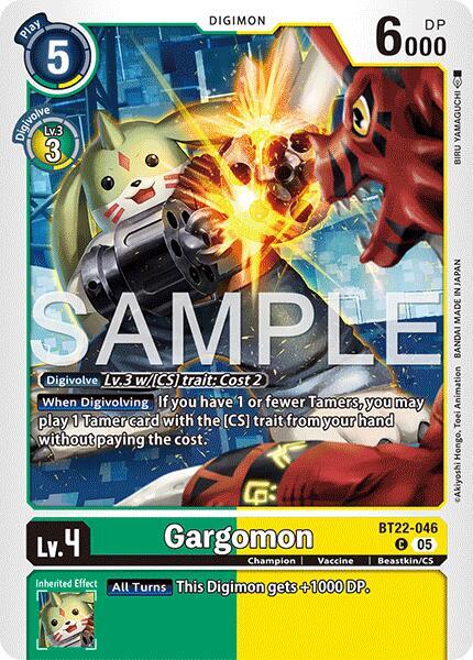 Gargomon - Cyber Eden (BT22)