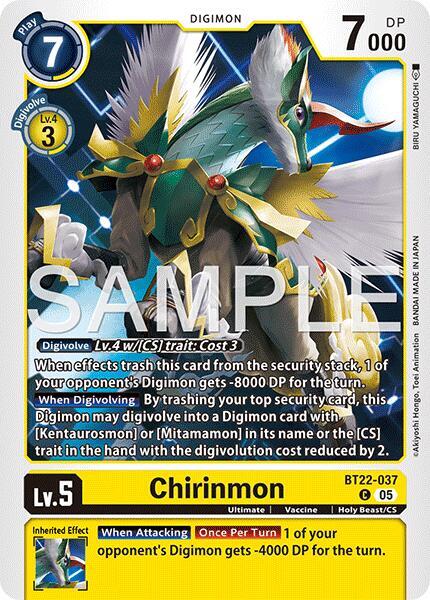 Chirinmon - Cyber Eden (BT22)