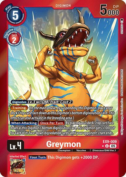 Greymon (Limited Foil) - Versus Monsters (EX-09)