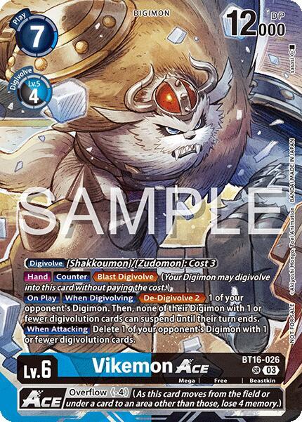 Vikemon ACE (Cyber Eden Release Event Participant) - Cyber Eden (BT-22)