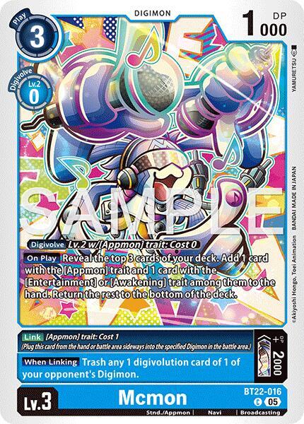 Mcmon - Cyber Eden (BT22)