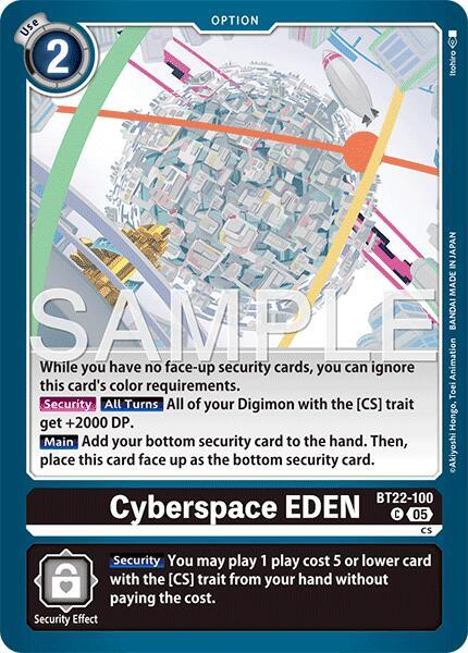 Cyberspace EDEN - Cyber Eden (BT22)