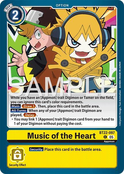 Music of the Heart - Cyber Eden (BT22)