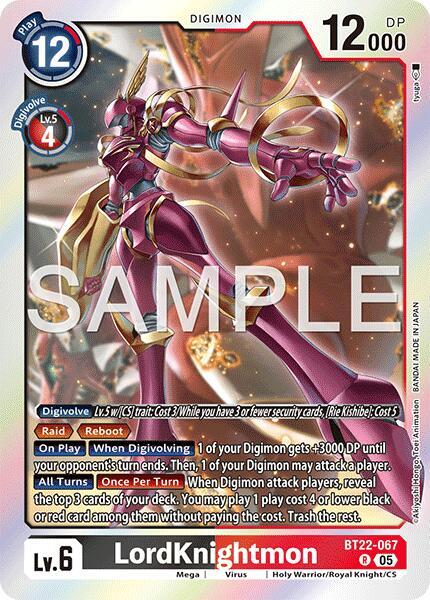 LordKnightmon - Cyber Eden (BT-22)