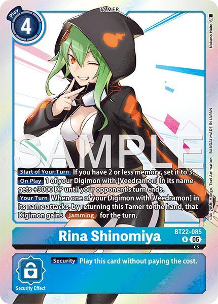 Rina Shinomiya - Cyber Eden (BT22)