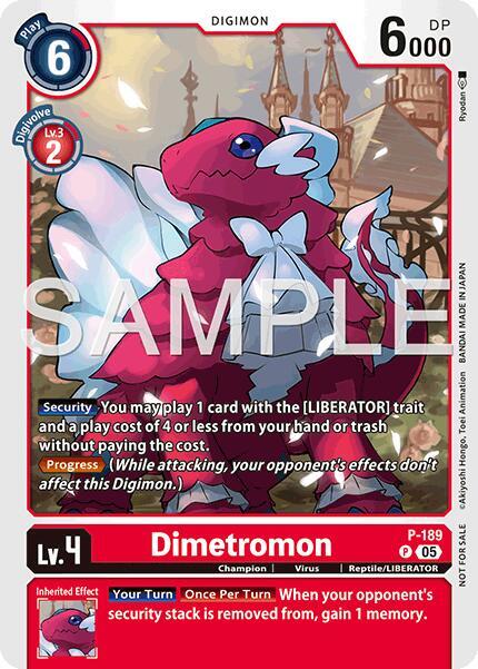 Dimetromon (Store Tournament 2025 Vol.3 Participation Pack) - Digimon Promotion Cards (D-PR)