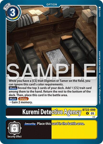 Kuremi Detective Agency - Cyber Eden (BT-22)