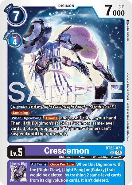 Crescemon - Cyber Eden (BT22)