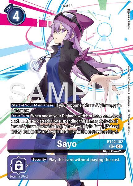 Sayo - Cyber Eden (BT-22)