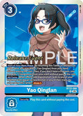 Yao Qinglan - Cyber Eden Release Event Cards (BT-22_PR)