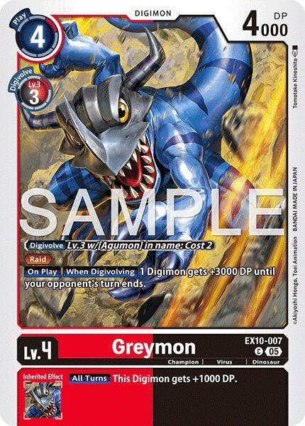 Greymon - Sinister Order (EX-10)