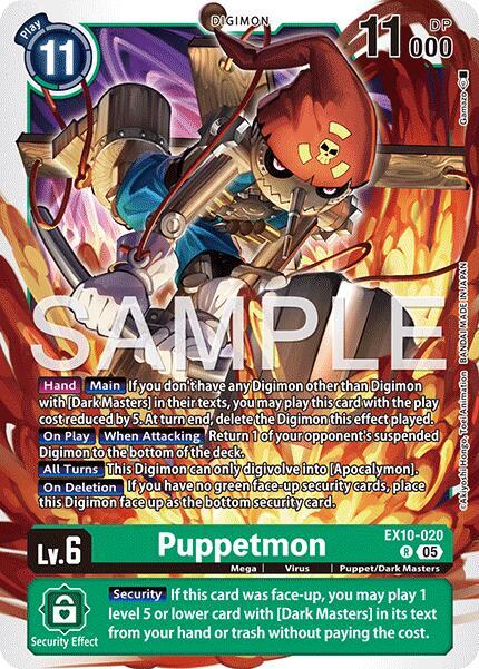 Puppetmon - Sinister Order (EX-10)
