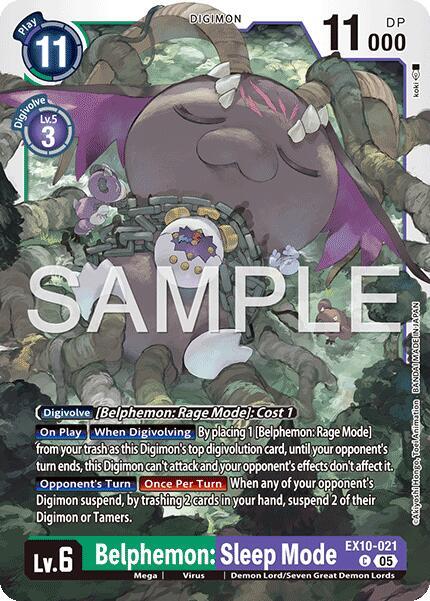Belphemon: Sleep Mode - Sinister Order (EX-10)
