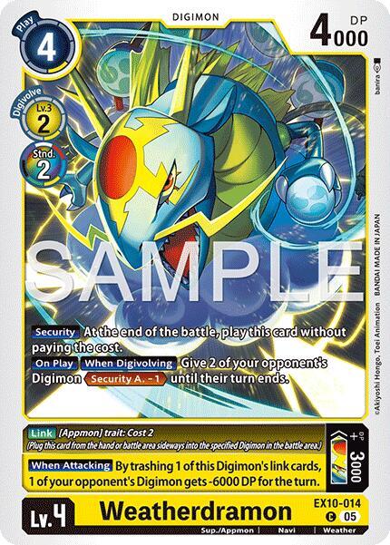 Weatherdramon - Sinister Order (EX10)