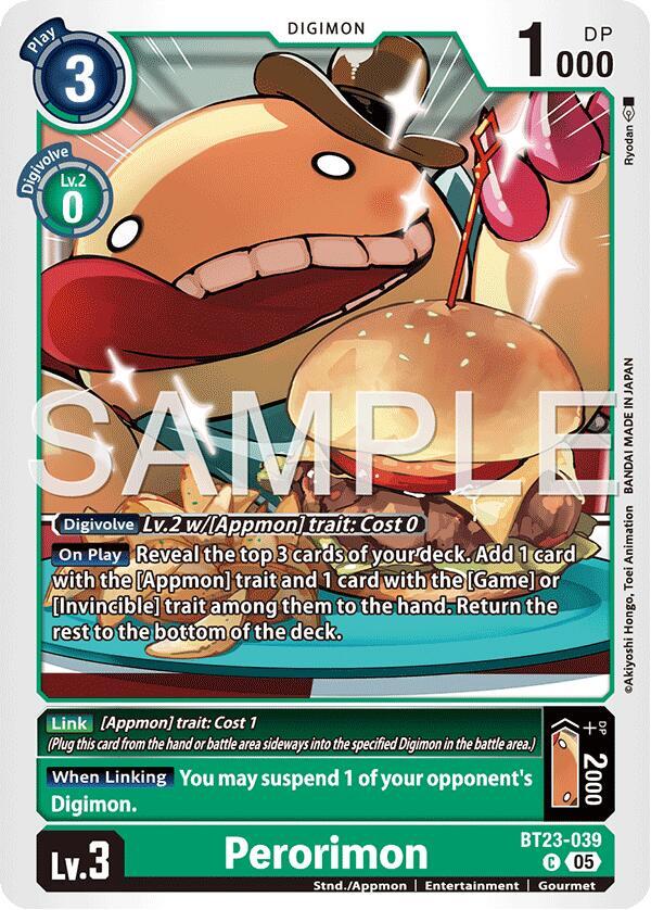 Perorimon - Hackers' Slumber (BT-23)