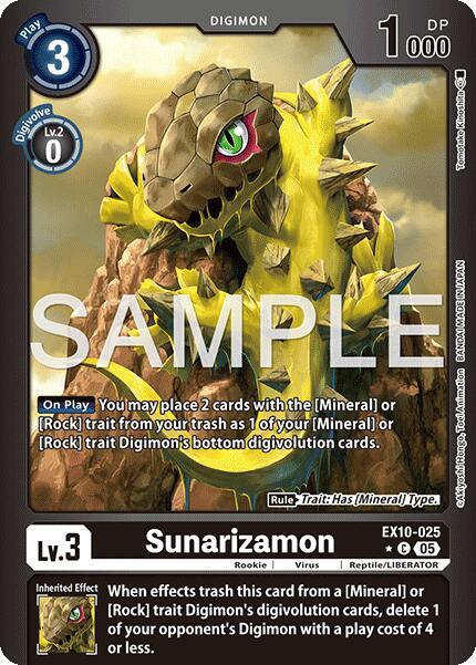 Sunarizamon (Limited Foil) - Sinister Order (EX-10)