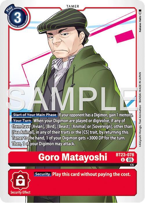 Goro Matayoshi - Hackers' Slumber (BT-23)