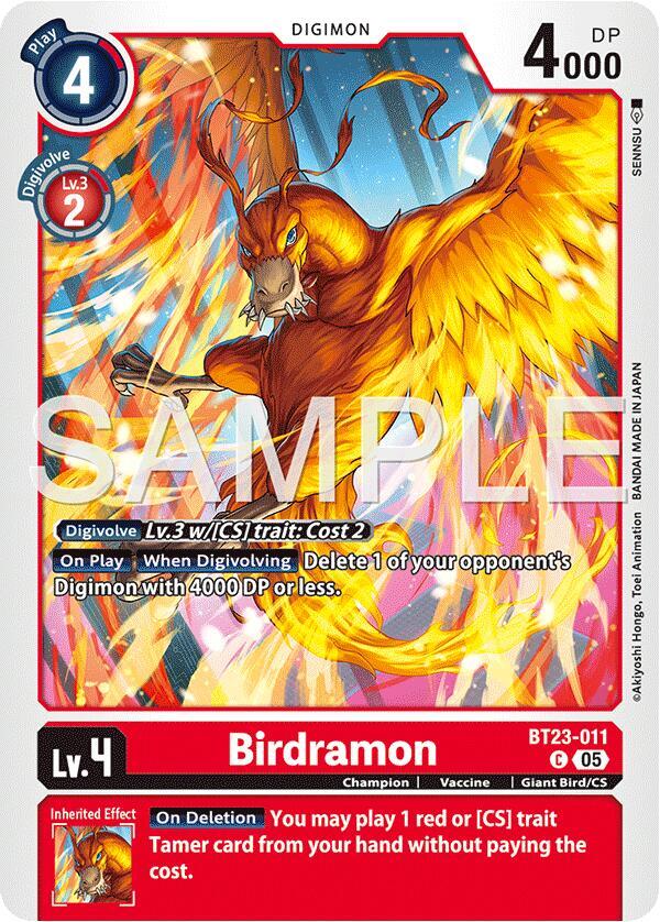Birdramon - Hackers' Slumber (BT-23)