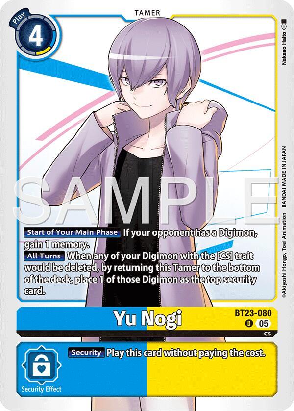 Yu Nogi - Hackers' Slumber (BT-23)