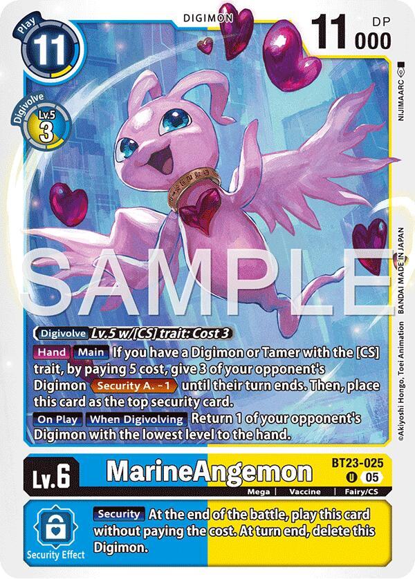 Marine Angemon - Hackers' Slumber (BT-23)