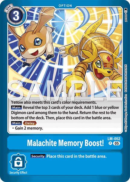 Malachite Memory Boost! - Limited Card Pack -Another Knight- (LM-07)