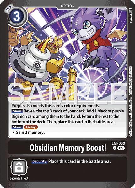 Obsidian Memory Boost! - Limited Card Pack -Another Knight- (LM-07)