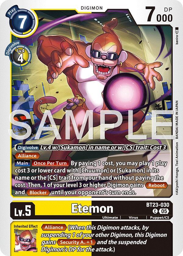 Etemon - Hackers' Slumber (BT-23)